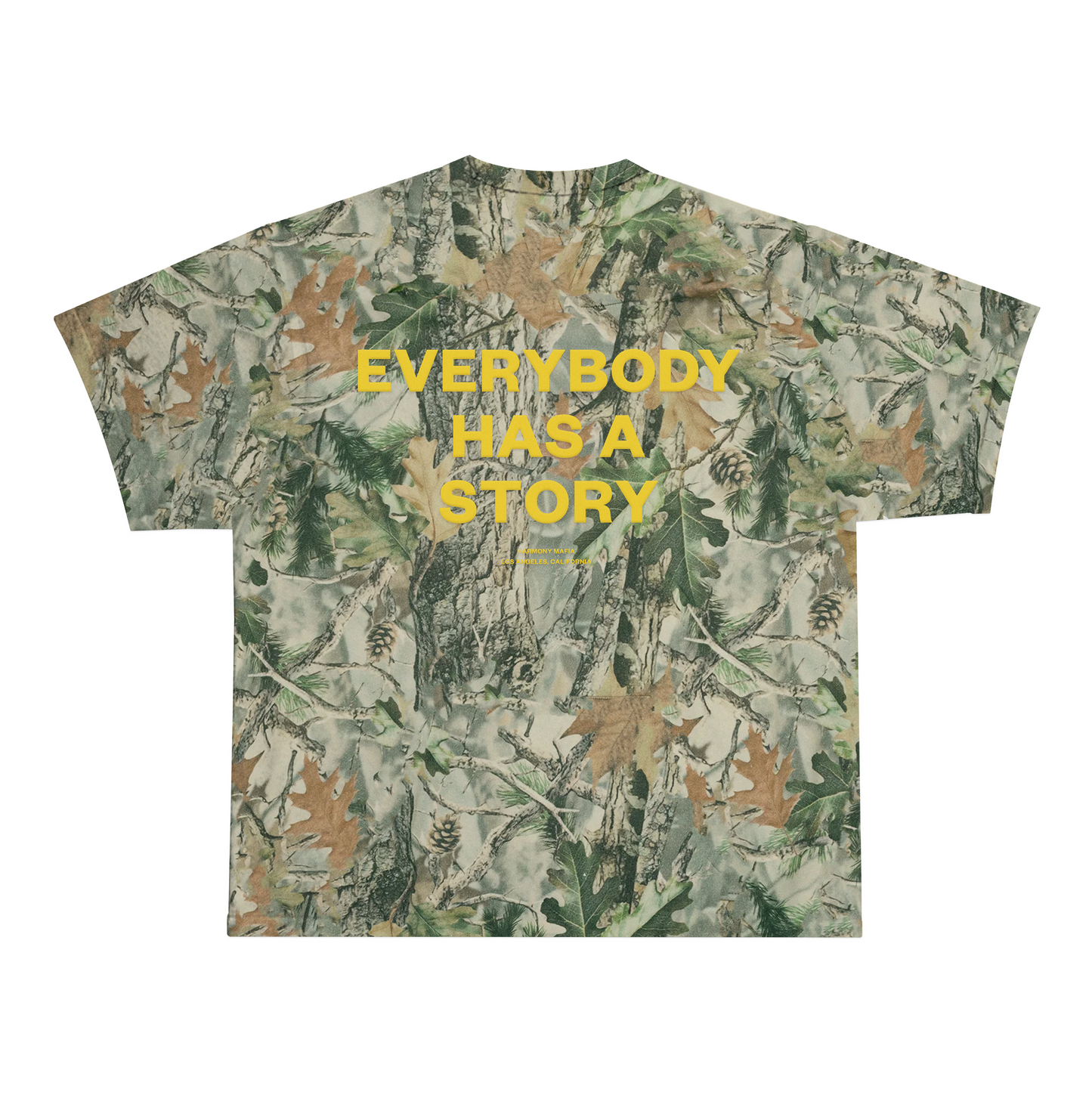 EVERYBODY HAS A STORY T-SHIRT CAMO