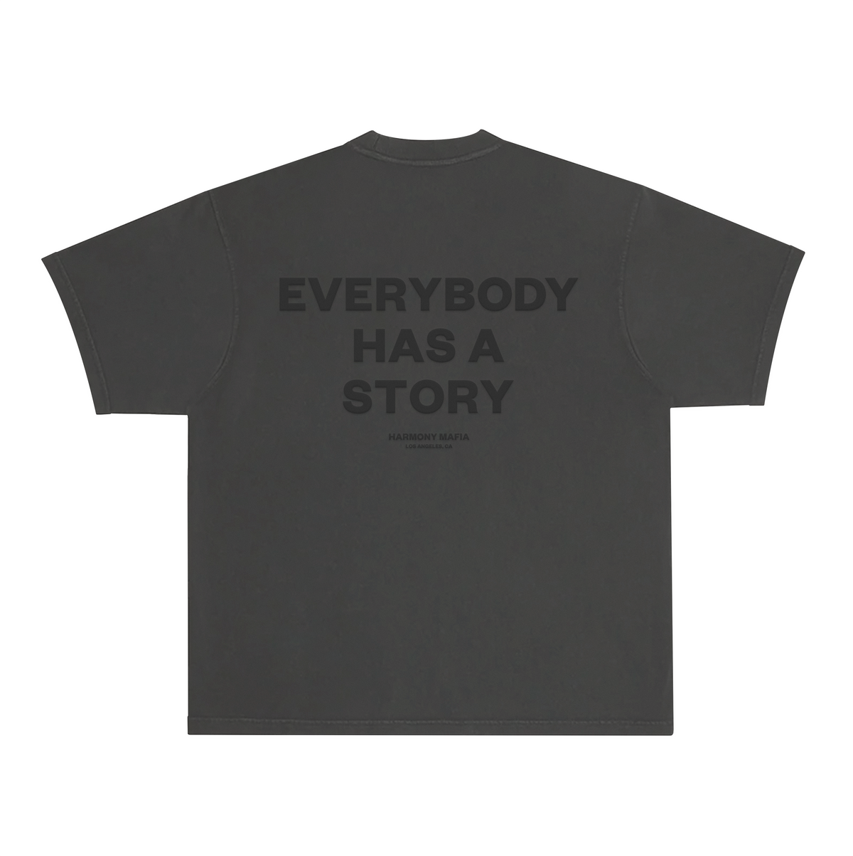 EVERYBODY HAS A STORY T-SHIRT VINTAGE BLACK
