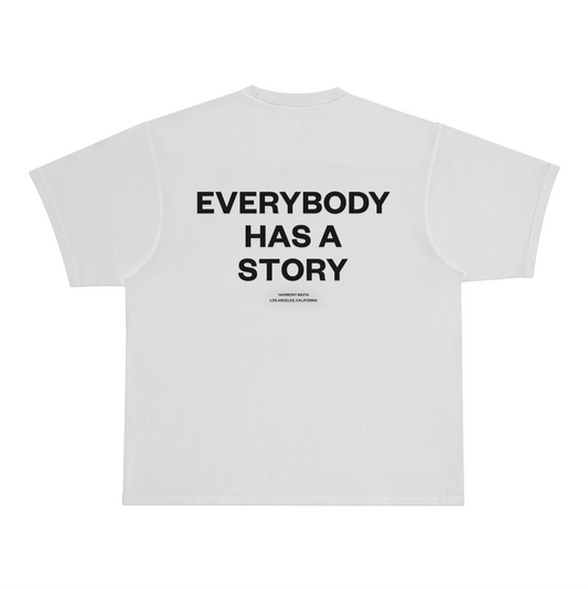 EVERYBODY HAS A STORY T-SHIRT CEMENT