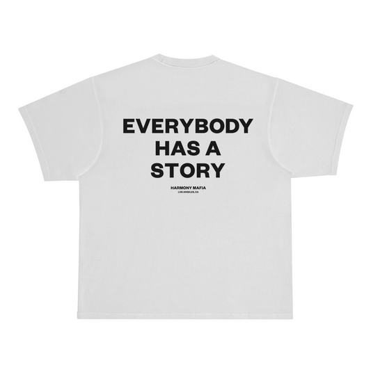 EVERYBODY HAS A STORY T-SHIRT CEMENT